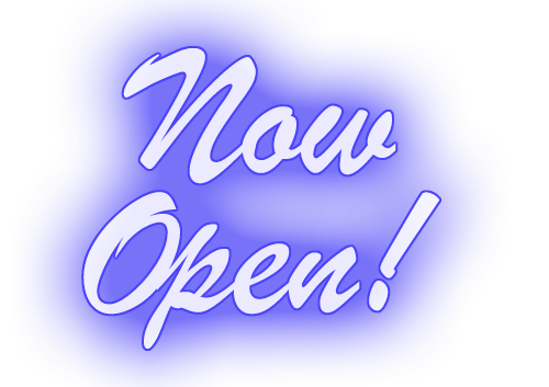 now open neon